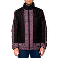 New Zealand Maori Kowhaiwhai Padded Jacket Mawhero Maui and Mangopare - Aussie Hoodie