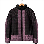 New Zealand Maori Kowhaiwhai Padded Jacket Mawhero Maui and Mangopare - Aussie Hoodie