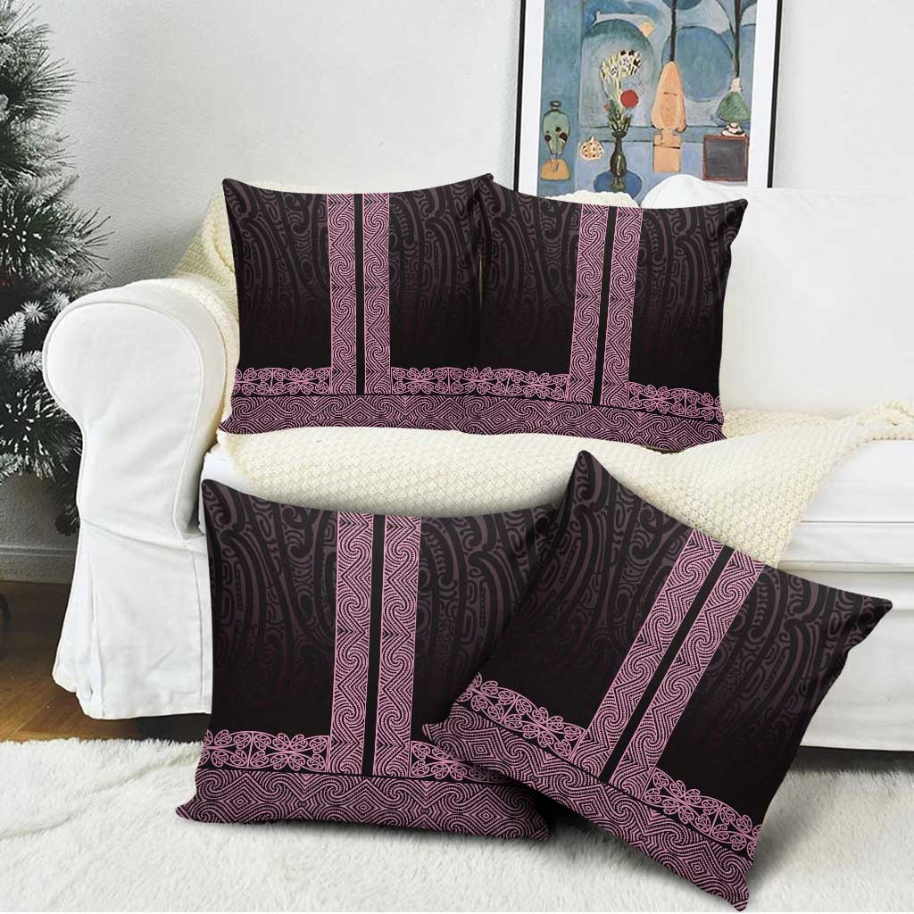New Zealand Maori Kowhaiwhai Pillow Cover Mawhero Maui and Mangopare - Aussie Hoodie