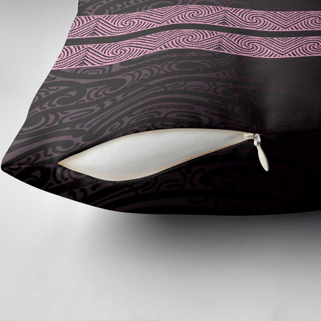 New Zealand Maori Kowhaiwhai Pillow Cover Mawhero Maui and Mangopare - Aussie Hoodie