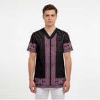 New Zealand Maori Kowhaiwhai Scrub Top Mawhero Maui and Mangopare - Aussie Hoodie