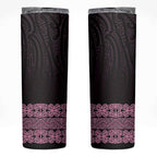 New Zealand Maori Kowhaiwhai Skinny Tumbler Mawhero Maui and Mangopare