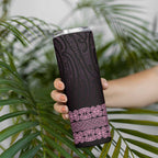 New Zealand Maori Kowhaiwhai Skinny Tumbler Mawhero Maui and Mangopare