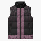 New Zealand Maori Kowhaiwhai Sleeveless Puffer Jacket Mawhero Maui and Mangopare - Aussie Hoodie