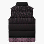 New Zealand Maori Kowhaiwhai Sleeveless Puffer Jacket Mawhero Maui and Mangopare - Aussie Hoodie