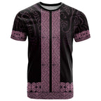 New Zealand Maori Kowhaiwhai T Shirt Mawhero Maui and Mangopare