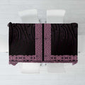 New Zealand Maori Kowhaiwhai Tablecloth Mawhero Maui and Mangopare