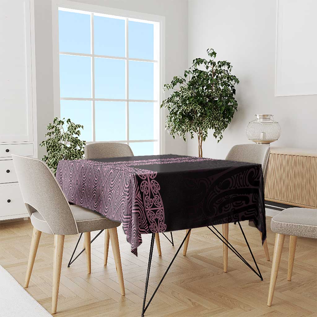 New Zealand Maori Kowhaiwhai Tablecloth Mawhero Maui and Mangopare