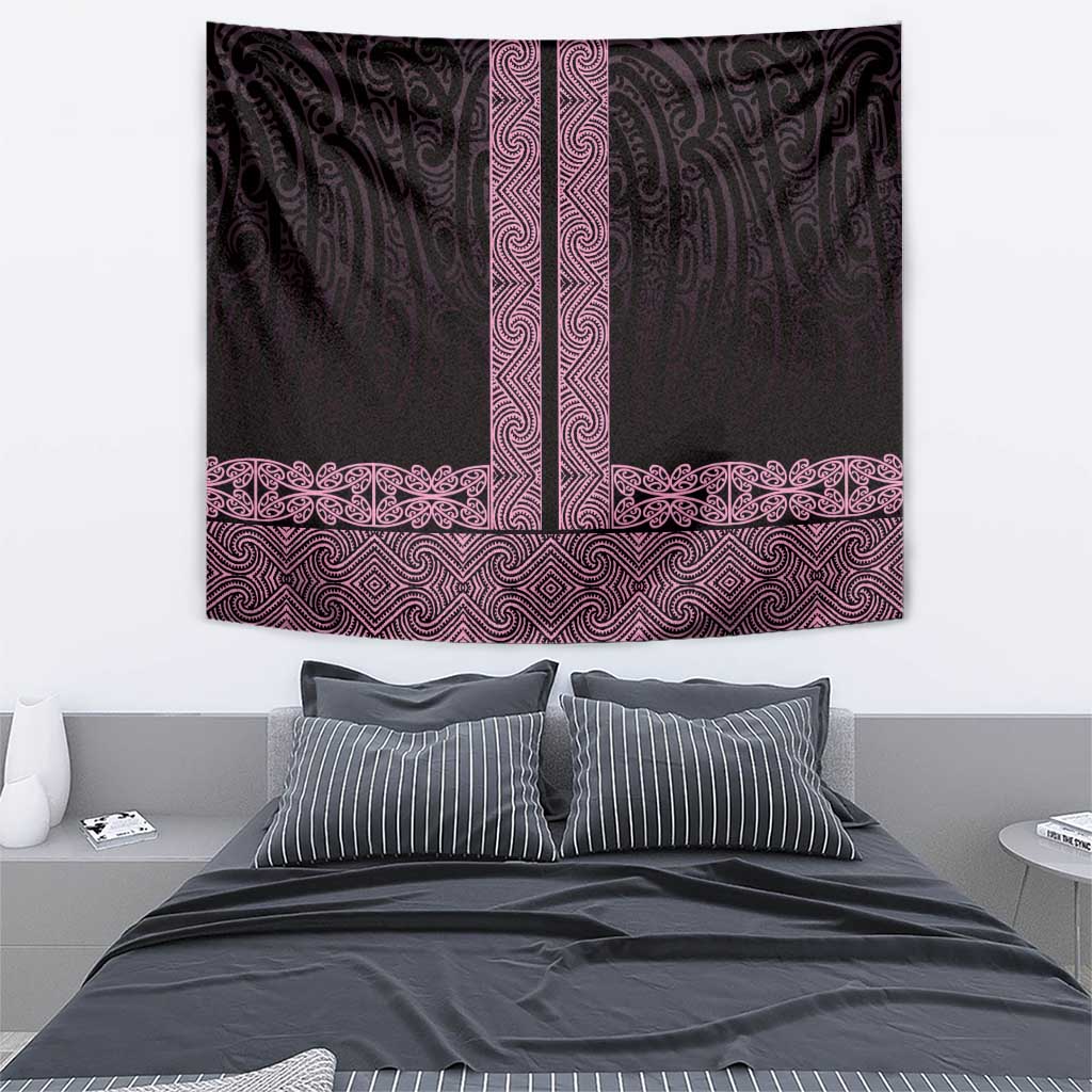 New Zealand Maori Kowhaiwhai Tapestry Mawhero Maui and Mangopare