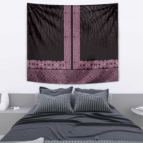New Zealand Maori Kowhaiwhai Tapestry Mawhero Maui and Mangopare