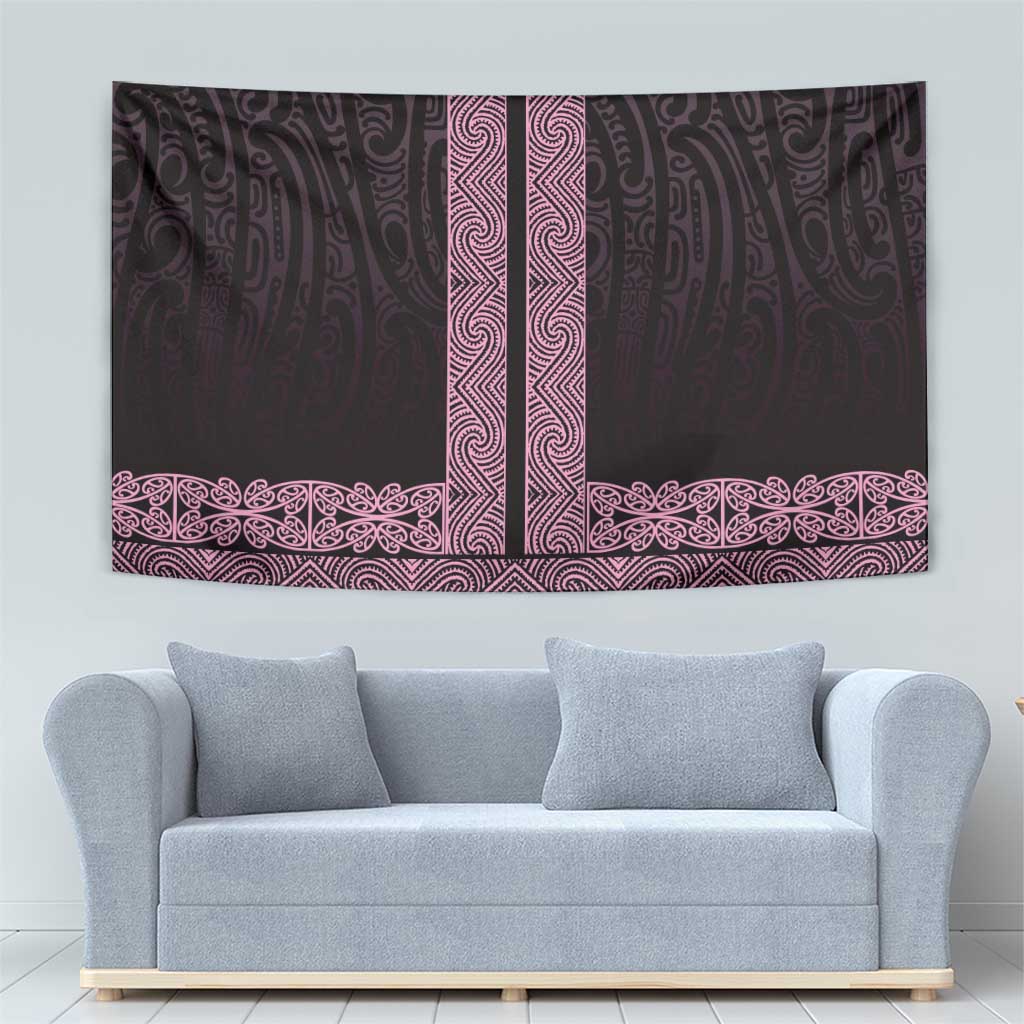 New Zealand Maori Kowhaiwhai Tapestry Mawhero Maui and Mangopare