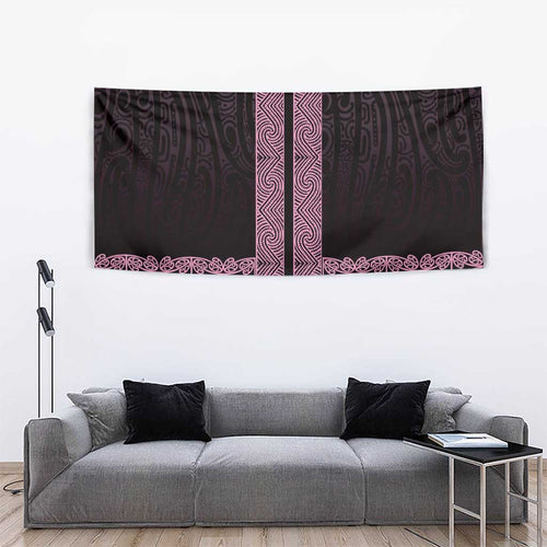 New Zealand Maori Kowhaiwhai Tapestry Mawhero Maui and Mangopare