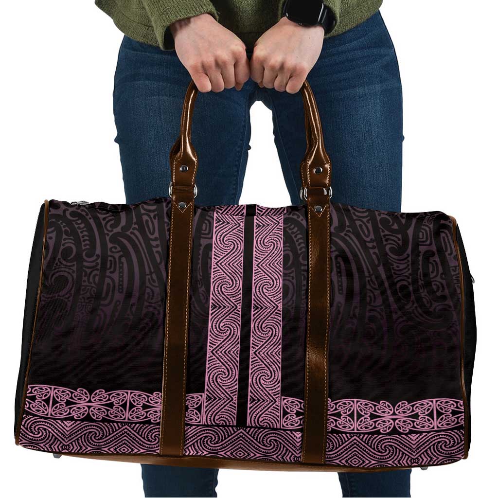 New Zealand Maori Kowhaiwhai Travel Bag Mawhero Maui and Mangopare - Aussie Hoodie