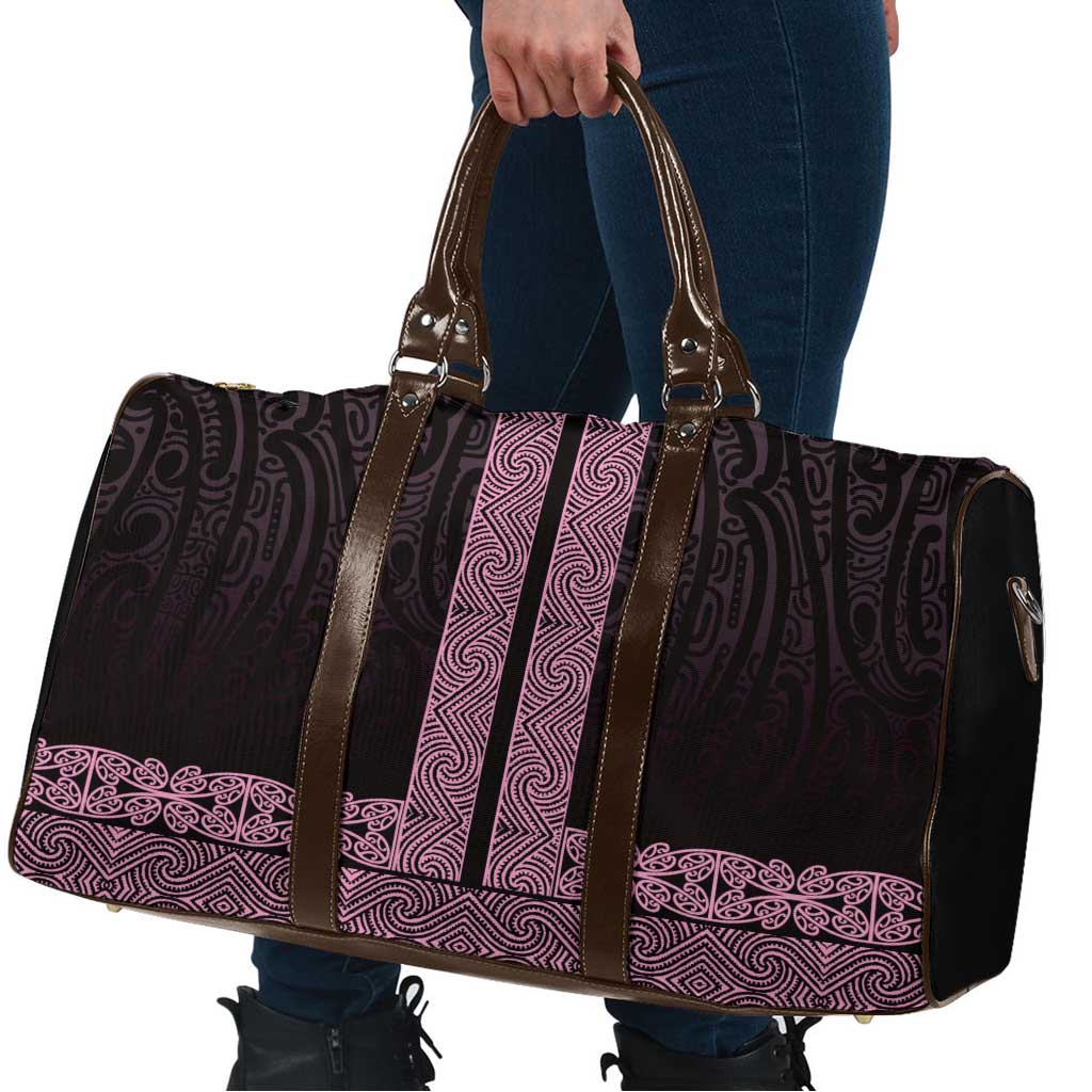 New Zealand Maori Kowhaiwhai Travel Bag Mawhero Maui and Mangopare - Aussie Hoodie
