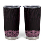New Zealand Maori Kowhaiwhai Tumbler Cup Mawhero Maui and Mangopare