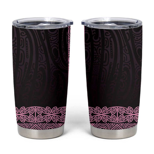 New Zealand Maori Kowhaiwhai Tumbler Cup Mawhero Maui and Mangopare
