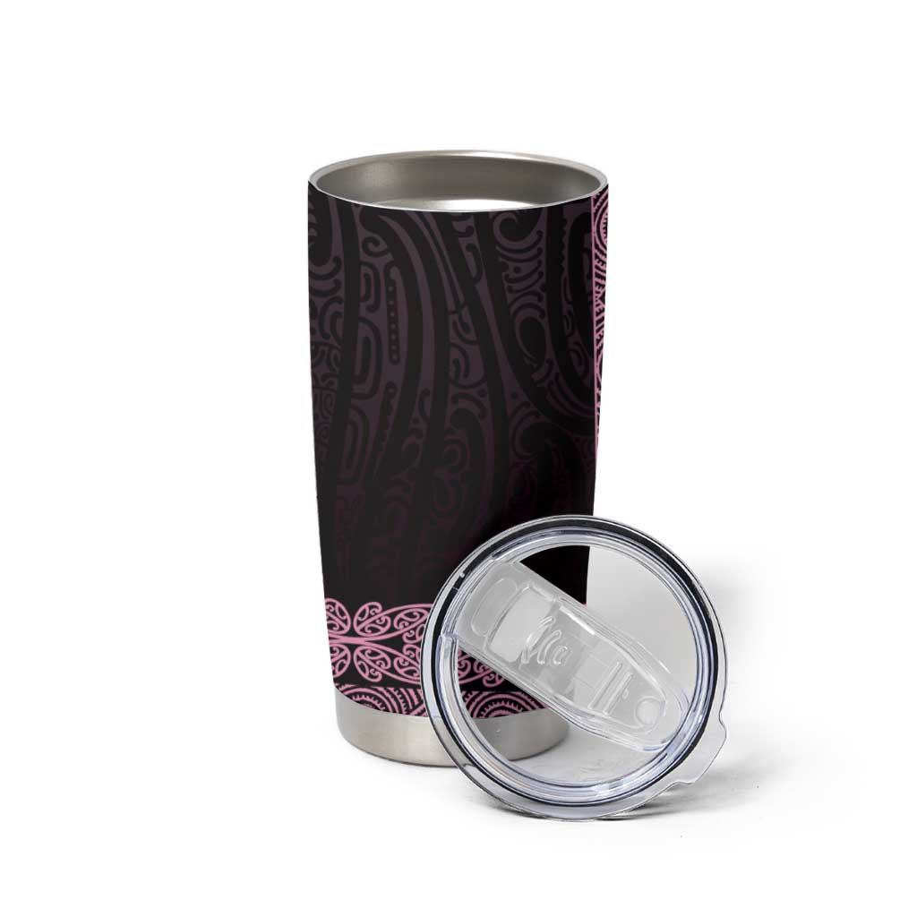 New Zealand Maori Kowhaiwhai Tumbler Cup Mawhero Maui and Mangopare
