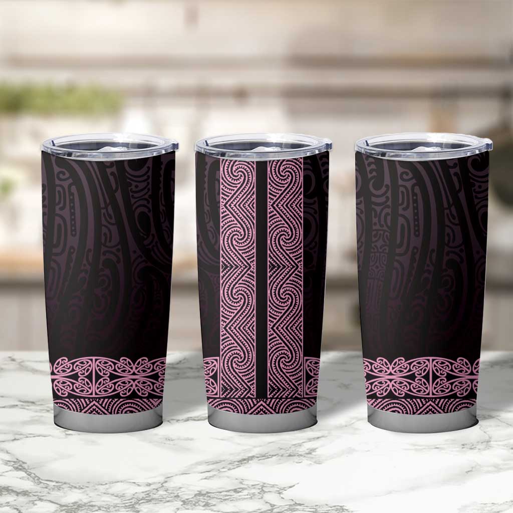 New Zealand Maori Kowhaiwhai Tumbler Cup Mawhero Maui and Mangopare