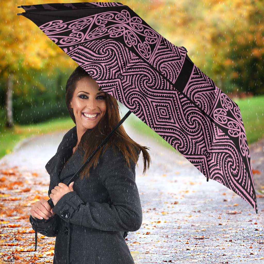 New Zealand Maori Kowhaiwhai Umbrella Mawhero Maui and Mangopare - Aussie Hoodie