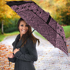 New Zealand Maori Kowhaiwhai Umbrella Mawhero Maui and Mangopare - Aussie Hoodie