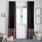 New Zealand Maori Kowhaiwhai Window Curtain Mawhero Maui and Mangopare