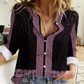 New Zealand Maori Kowhaiwhai Women Casual Shirt Mawhero Maui and Mangopare