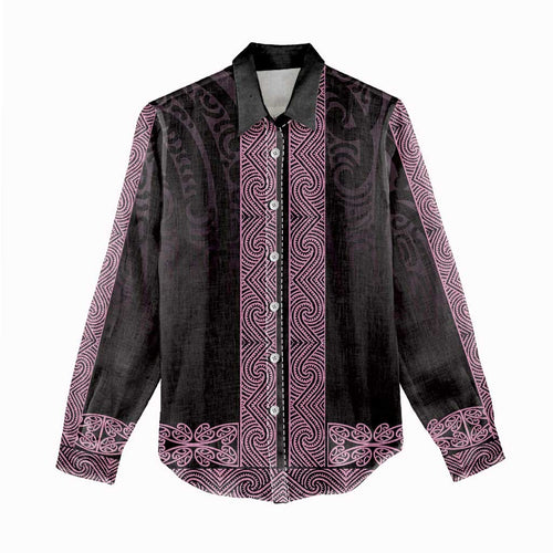 New Zealand Maori Kowhaiwhai Women Casual Shirt Mawhero Maui and Mangopare