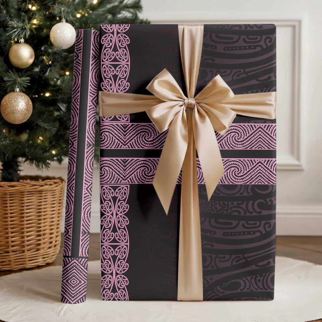 New Zealand Maori Kowhaiwhai Wrapping Paper Mawhero Maui and Mangopare - Aussie Hoodie