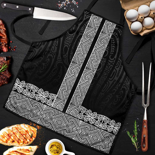 New Zealand Maori Kowhaiwhai Apron Pango Maui and Mangopare - Aussie Hoodie