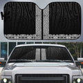 New Zealand Maori Kowhaiwhai Auto Sun Shade Pango Maui and Mangopare - Aussie Hoodie