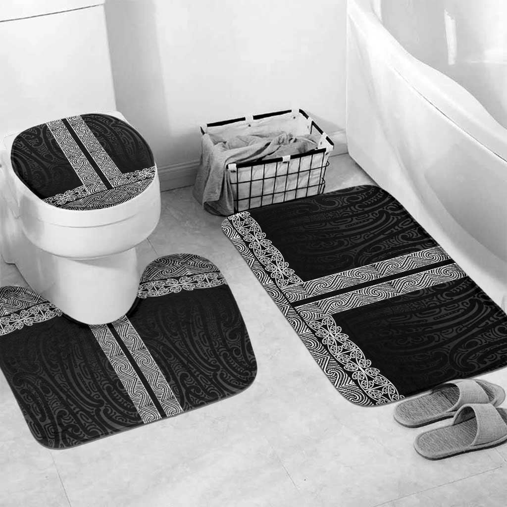 New Zealand Maori Kowhaiwhai Bathroom Set Pango Maui and Mangopare - Aussie Hoodie