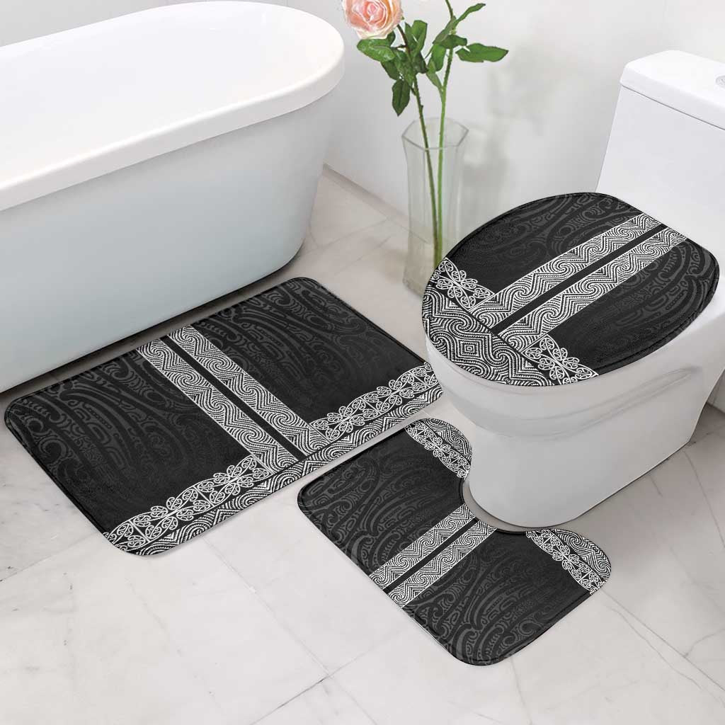 New Zealand Maori Kowhaiwhai Bathroom Set Pango Maui and Mangopare - Aussie Hoodie