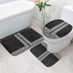 New Zealand Maori Kowhaiwhai Bathroom Set Pango Maui and Mangopare - Aussie Hoodie