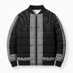 New Zealand Maori Kowhaiwhai Bomber Puffer Jacket Pango Maui and Mangopare - Aussie Hoodie