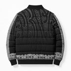 New Zealand Maori Kowhaiwhai Bomber Puffer Jacket Pango Maui and Mangopare - Aussie Hoodie