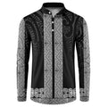 New Zealand Maori Kowhaiwhai Button Sweatshirt Pango Maui and Mangopare