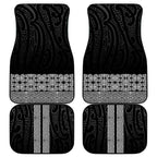 New Zealand Maori Kowhaiwhai Car Mats Pango Maui and Mangopare