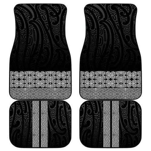 New Zealand Maori Kowhaiwhai Car Mats Pango Maui and Mangopare