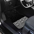 New Zealand Maori Kowhaiwhai Car Mats Pango Maui and Mangopare