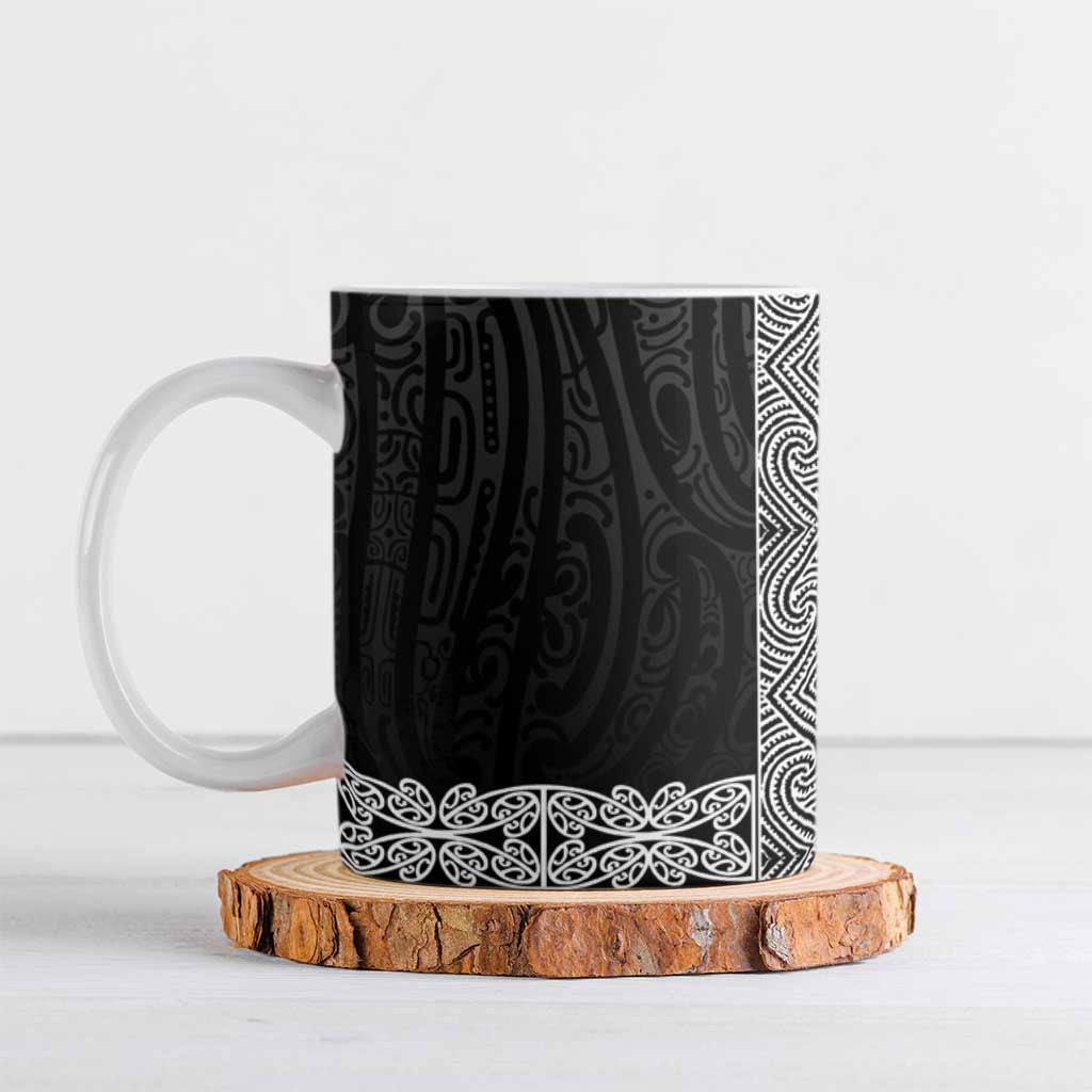 New Zealand Maori Kowhaiwhai Ceramic Mug Pango Maui and Mangopare - Aussie Hoodie