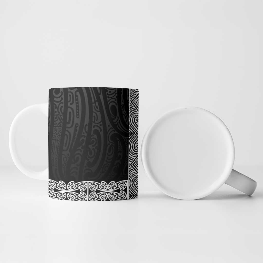 New Zealand Maori Kowhaiwhai Ceramic Mug Pango Maui and Mangopare - Aussie Hoodie