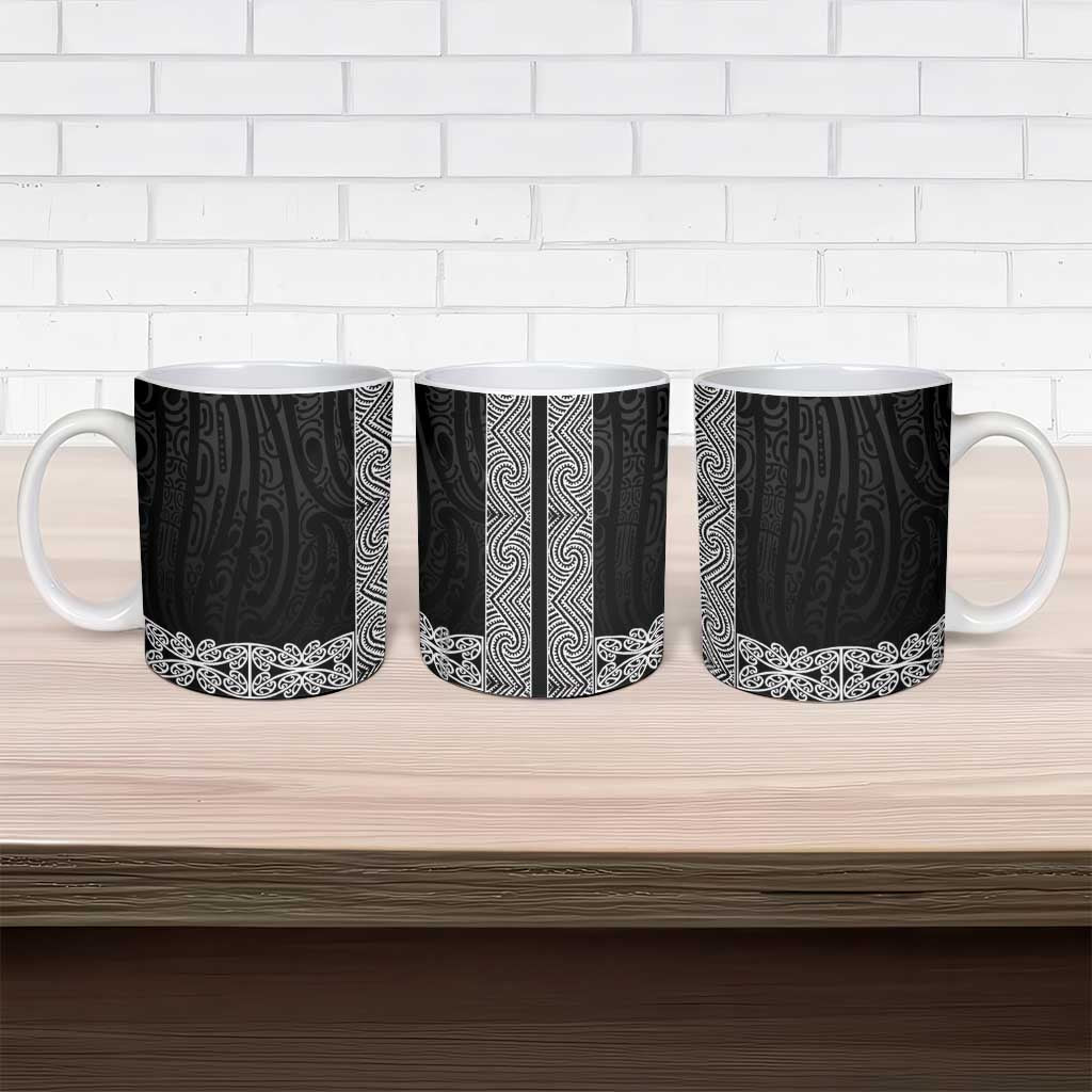 New Zealand Maori Kowhaiwhai Ceramic Mug Pango Maui and Mangopare - Aussie Hoodie