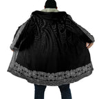 New Zealand Maori Kowhaiwhai Cloak Pango Maui and Mangopare - Aussie Hoodie