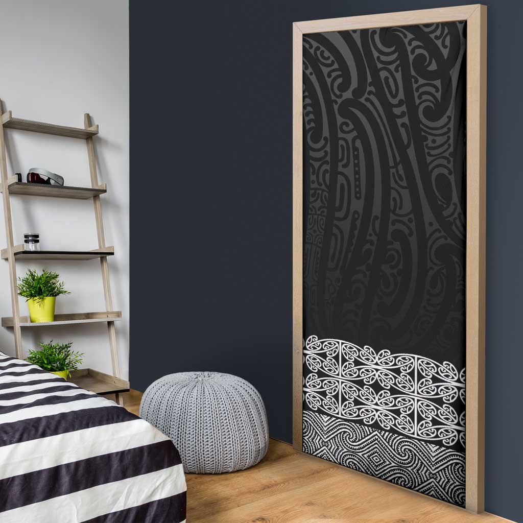 New Zealand Maori Kowhaiwhai Door Cover Pango Maui and Mangopare - Aussie Hoodie
