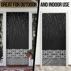 New Zealand Maori Kowhaiwhai Door Cover Pango Maui and Mangopare - Aussie Hoodie