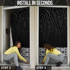 New Zealand Maori Kowhaiwhai Door Cover Pango Maui and Mangopare - Aussie Hoodie