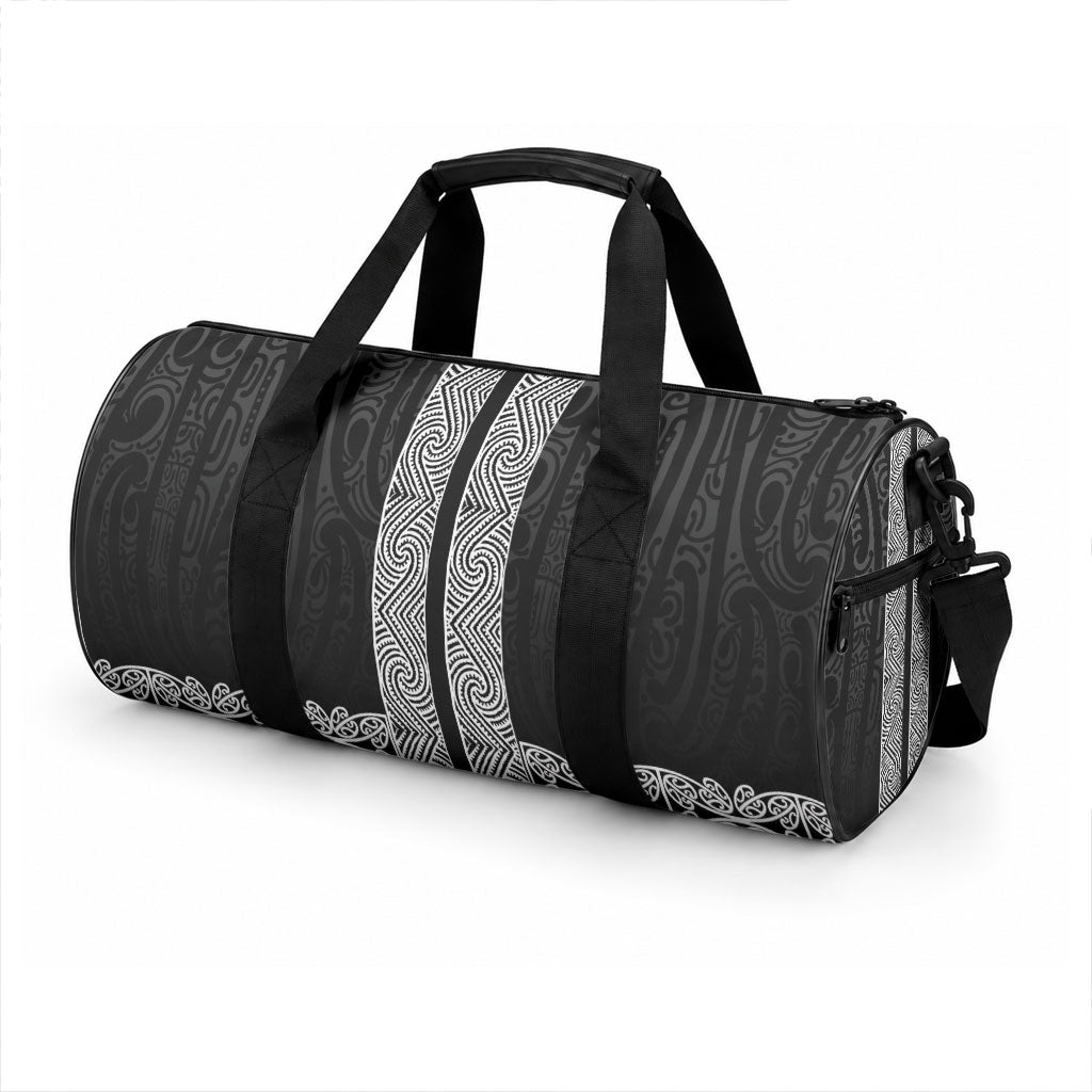 New Zealand Maori Kowhaiwhai Duffle Bag Pango Maui and Mangopare