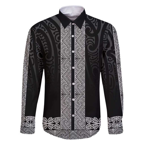 New Zealand Maori Kowhaiwhai Family Matching Puletasi and Hawaiian Shirt Pango Maui and Mangopare