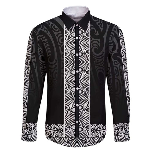 New Zealand Maori Kowhaiwhai Family Matching Short Sleeve Bodycon Dress and Hawaiian Shirt Pango Maui and Mangopare