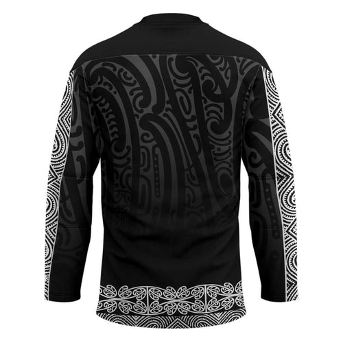 New Zealand Maori Kowhaiwhai Hockey Jersey Pango Maui and Mangopare - Aussie Hoodie